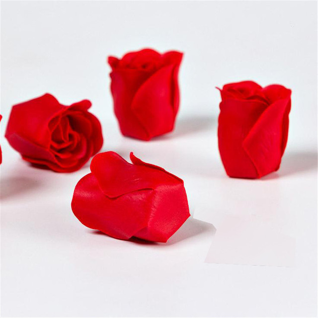 9*9 Rose Soap Flower Head Three-layer Without Base Simulation Rose